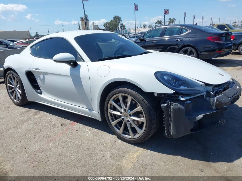 2018 PORSCHE 718 CAYMAN