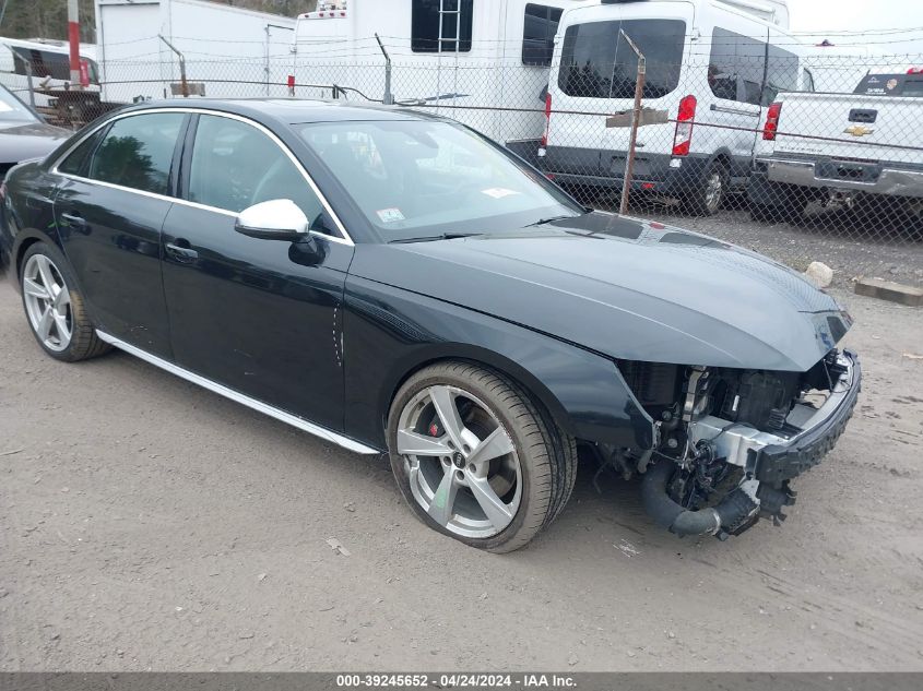 2021 AUDI S4 PREMIUM PLUS TFSI QUATTRO TIPTRONIC