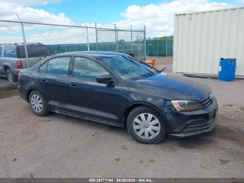 2015 VOLKSWAGEN JETTA 2.0L S