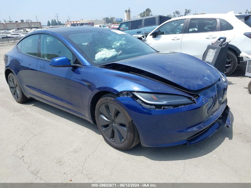 2024 TESLA MODEL 3 LONG RANGE DUAL MOTOR ALL-WHEEL DRIVE