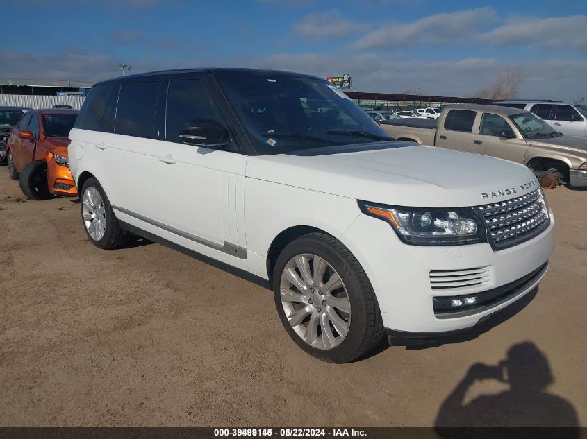 2016 LAND ROVER RANGE ROVER 5.0L V8 SUPERCHARGED