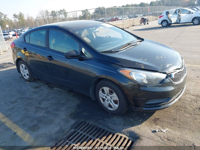 2016 KIA FORTE LX