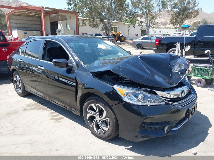 2016 HONDA ACCORD LX