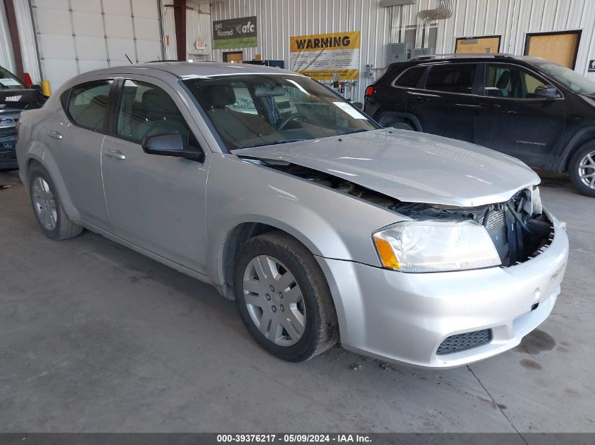 2012 DODGE AVENGER SE