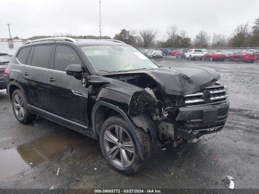 2019 VOLKSWAGEN ATLAS 3.6L V6 SE W/TECHNOLOGY R-LINE