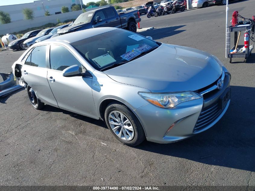 2016 TOYOTA CAMRY HYBRID LE