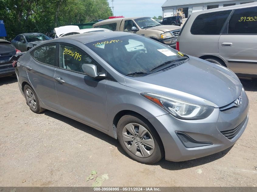 2016 HYUNDAI ELANTRA SE