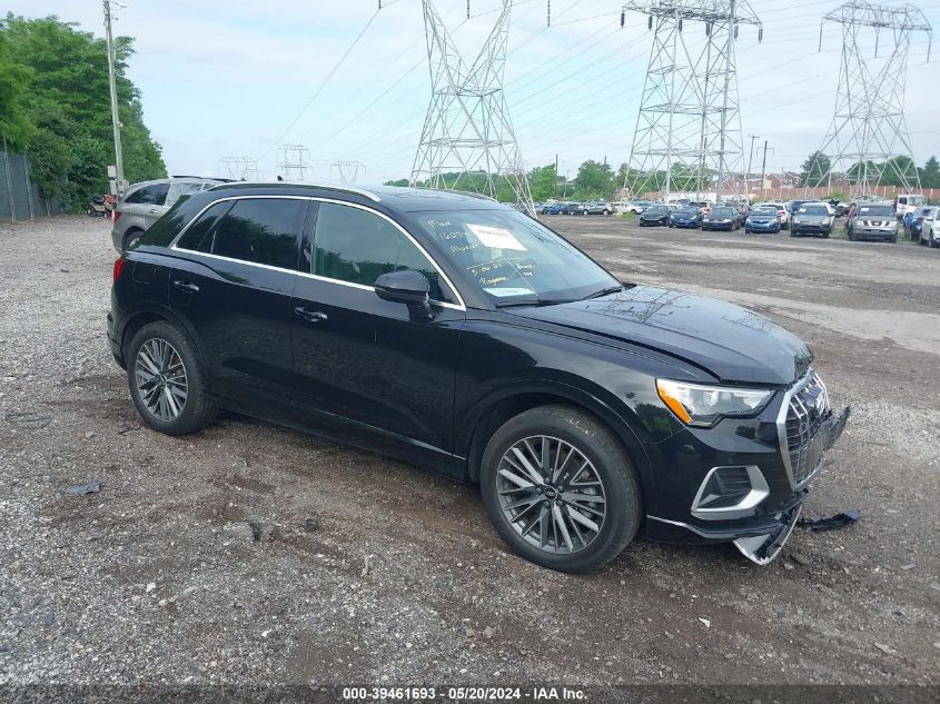 2022 AUDI Q3 PREMIUM 40 TFSI QUATTRO TIPTRONIC