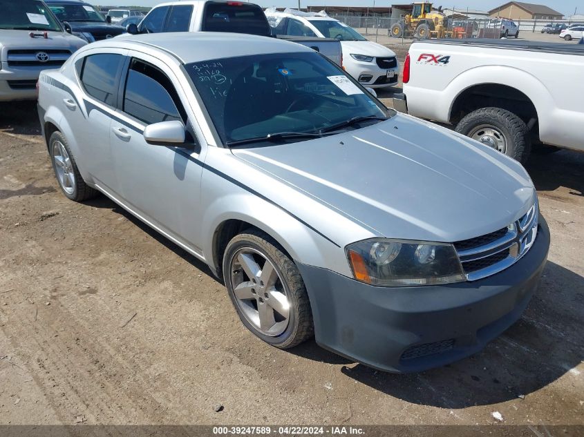 2012 DODGE AVENGER SXT