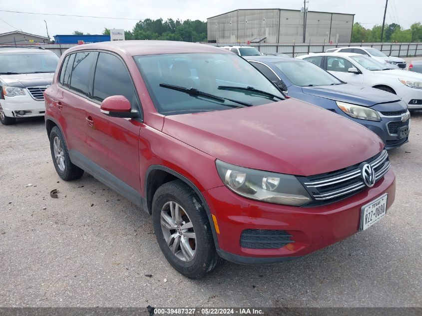 2012 VOLKSWAGEN TIGUAN S