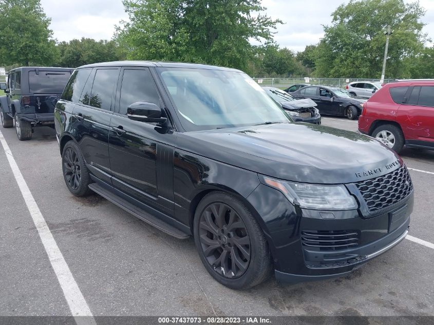 2019 LAND ROVER RANGE ROVER 3.0L V6 SUPERCHARGED HSE