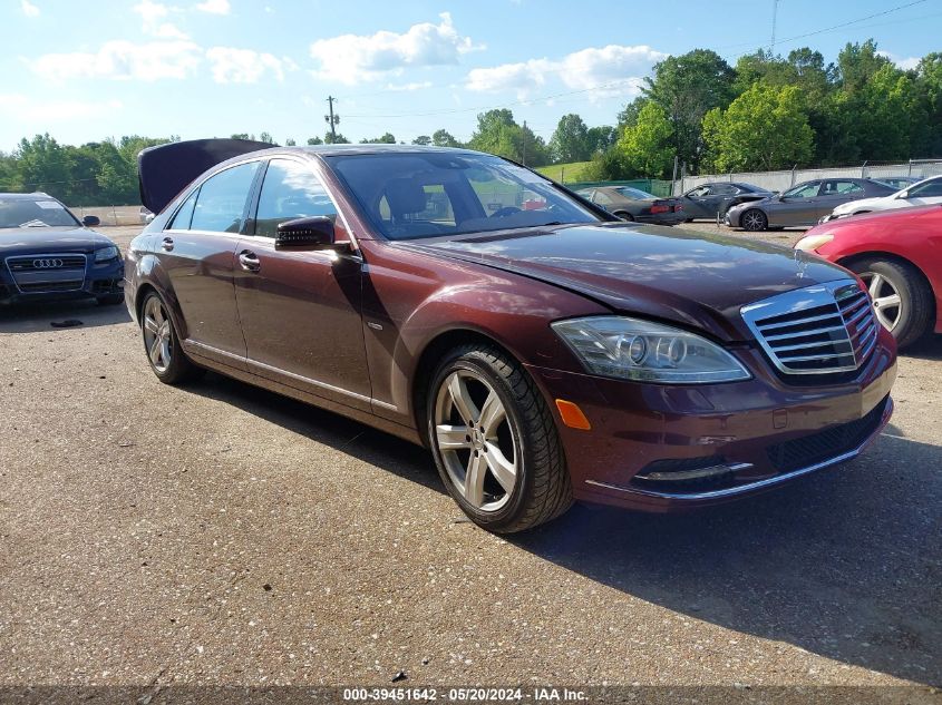 2012 MERCEDES-BENZ S 550