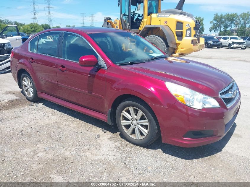 2012 SUBARU LEGACY 2.5I PREMIUM