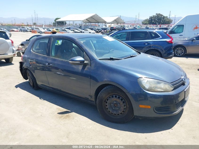 2011 VOLKSWAGEN GOLF 2.5L 2-DOOR