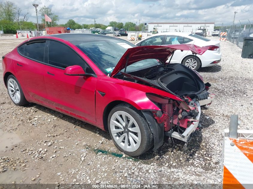 2021 TESLA MODEL 3 LONG RANGE DUAL MOTOR ALL-WHEEL DRIVE