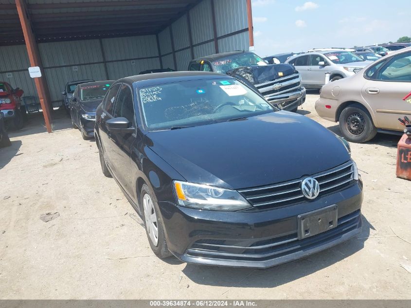 2016 VOLKSWAGEN JETTA 1.4T S