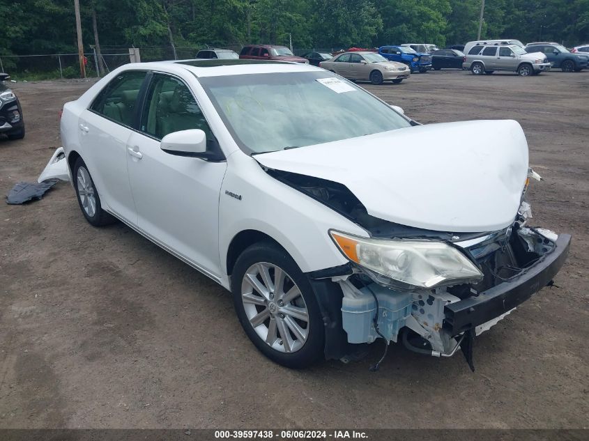 2012 TOYOTA CAMRY HYBRID XLE