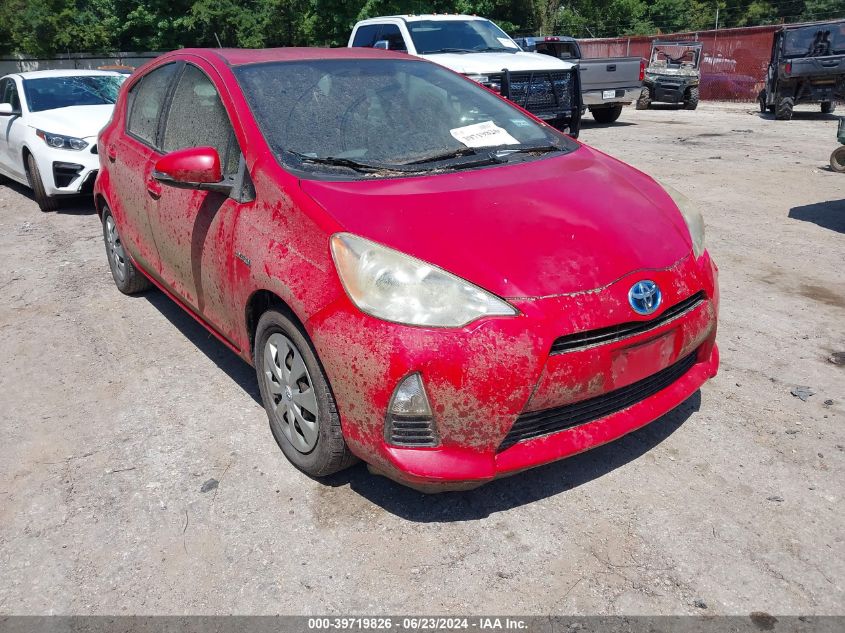 2012 TOYOTA PRIUS C TWO