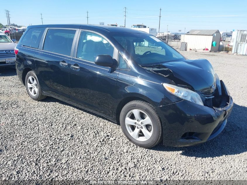 2015 TOYOTA SIENNA L 7 PASSENGER