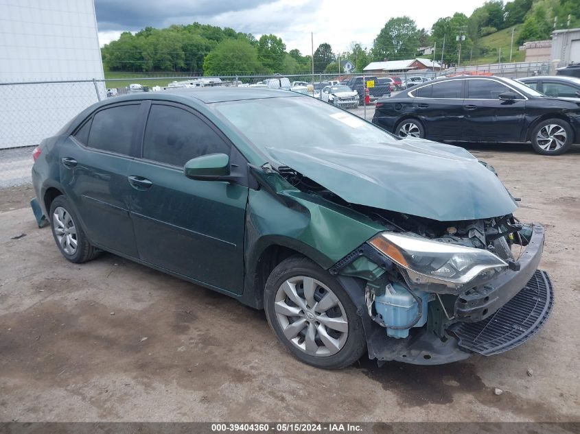 2014 TOYOTA COROLLA LE