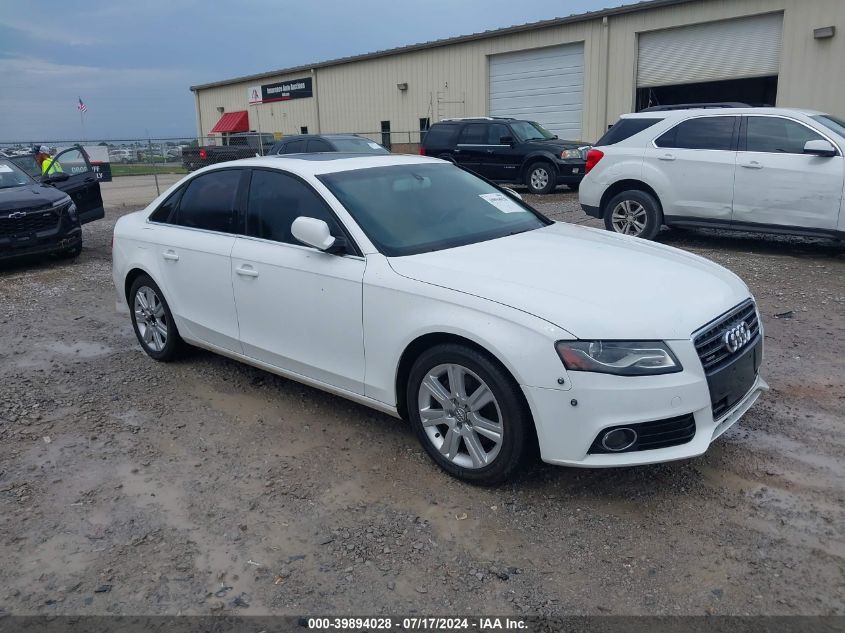 2010 AUDI A4 2.0T PREMIUM