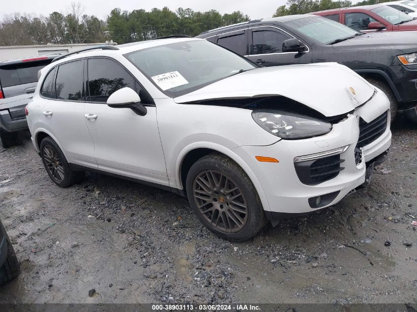 2017 PORSCHE CAYENNE PLATINUM EDITION