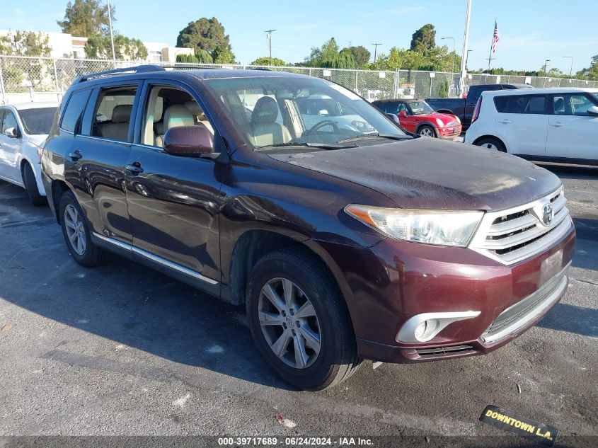 2013 TOYOTA HIGHLANDER SE V6