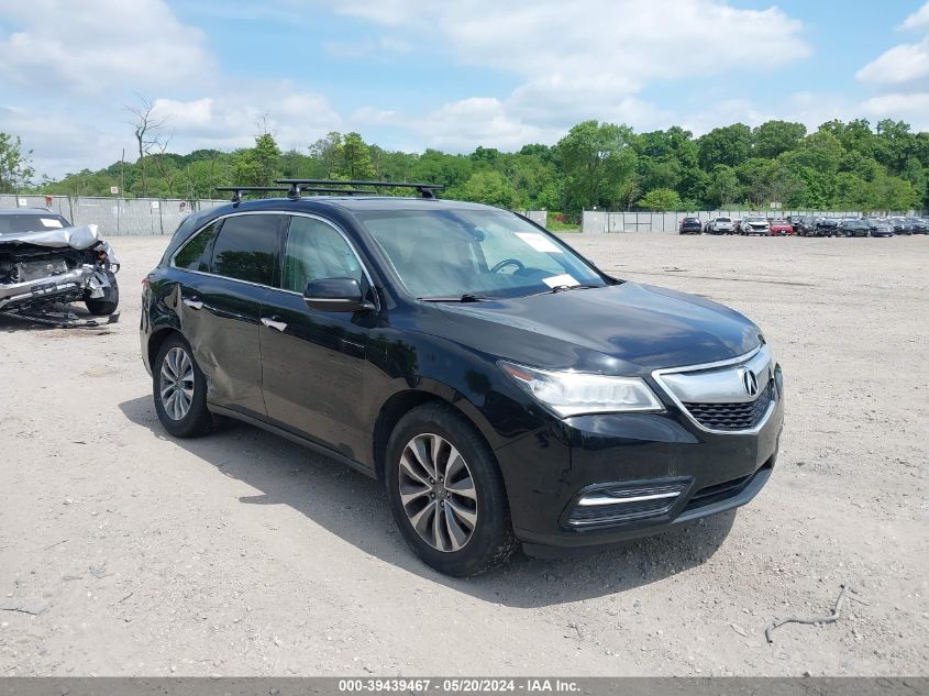 2014 ACURA MDX TECHNOLOGY PACKAGE