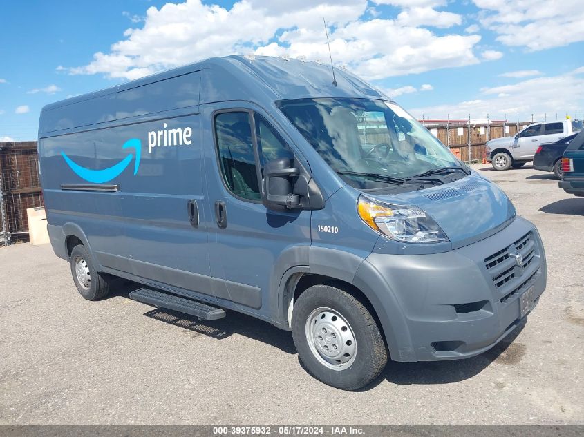 2018 RAM PROMASTER 2500 HIGH ROOF 159 WB