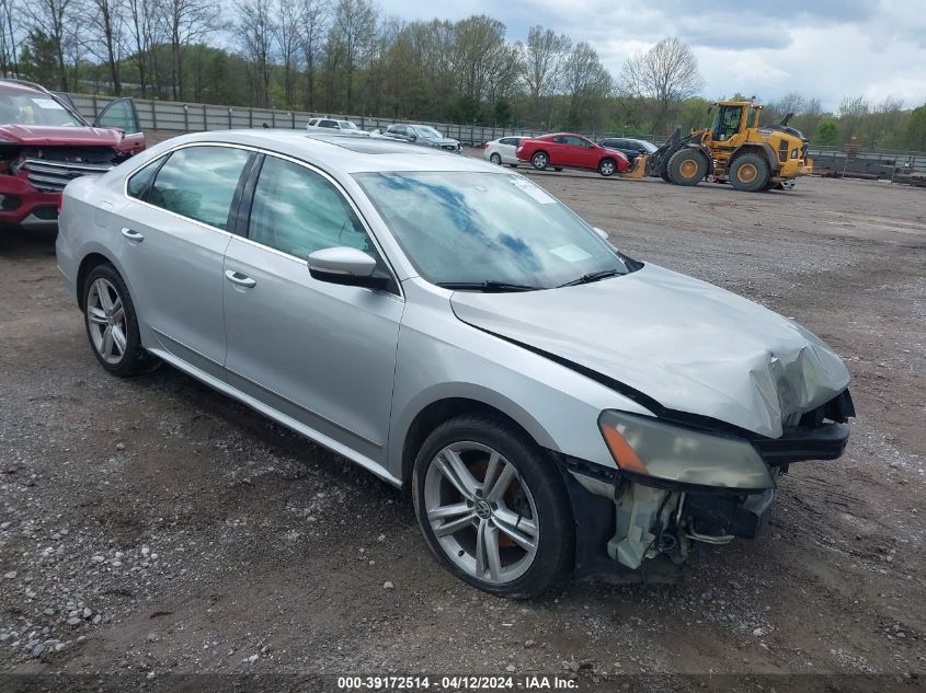 2014 VOLKSWAGEN PASSAT 2.0L TDI SE