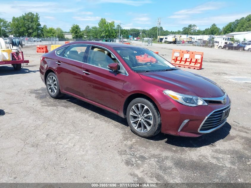 2018 TOYOTA AVALON XLE