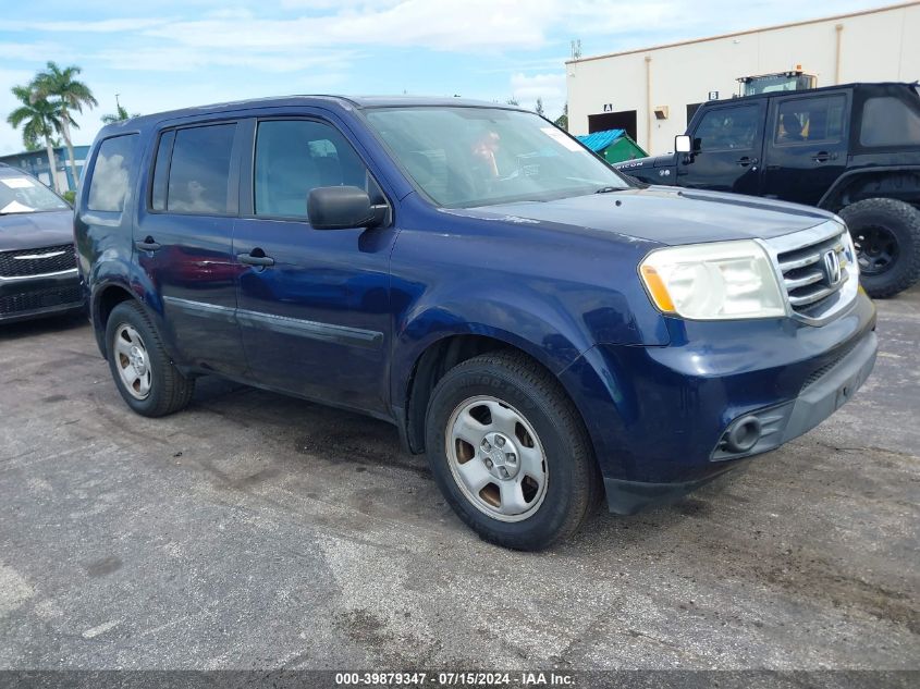 2013 HONDA PILOT LX