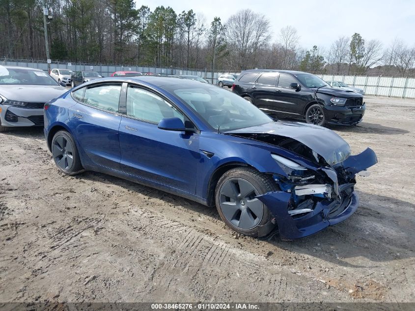 2022 TESLA MODEL 3 LONG RANGE DUAL MOTOR ALL-WHEEL DRIVE