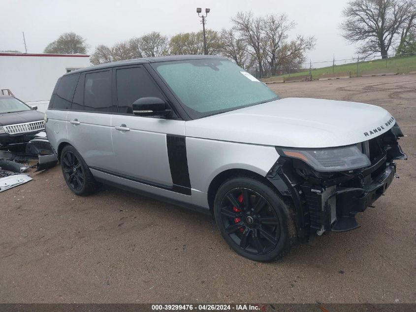 2019 LAND ROVER RANGE ROVER 3.0L V6 SUPERCHARGED HSE