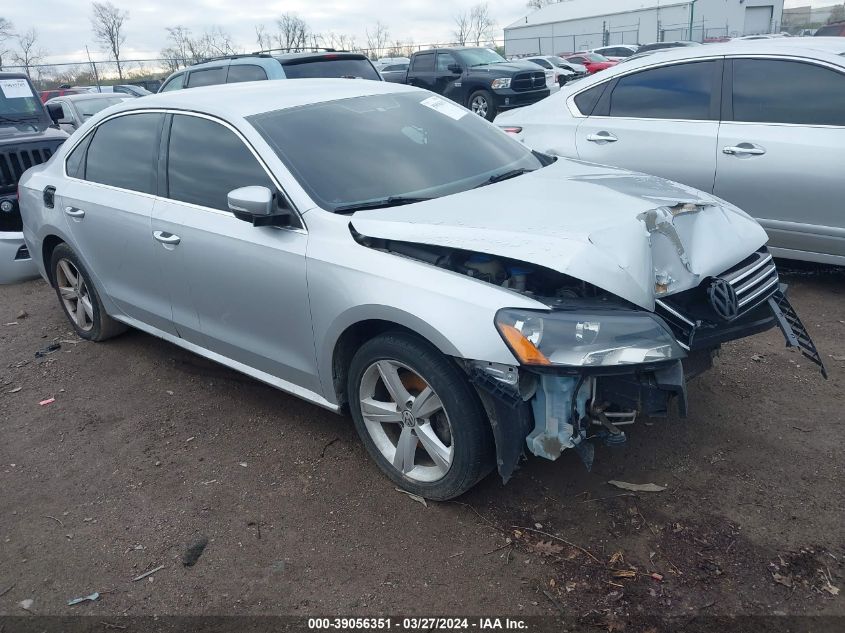 2013 VOLKSWAGEN PASSAT 2.5L SE