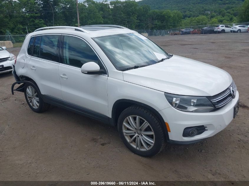 2012 VOLKSWAGEN TIGUAN SE