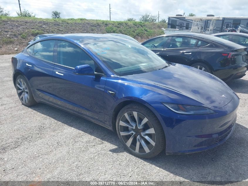 2024 TESLA MODEL 3 REAR-WHEEL DRIVE