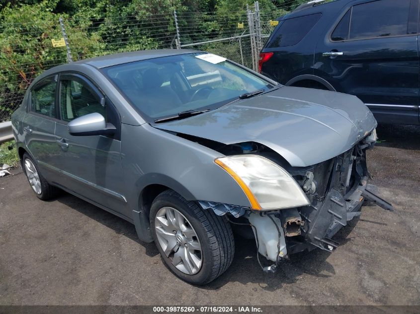 2012 NISSAN SENTRA 2.0 S