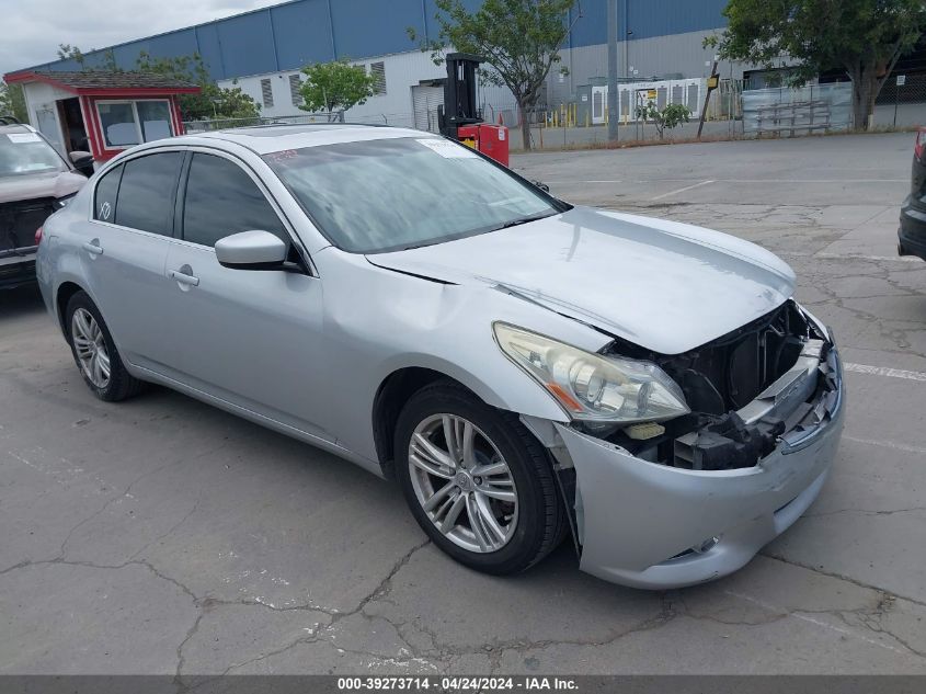 2012 INFINITI G37X