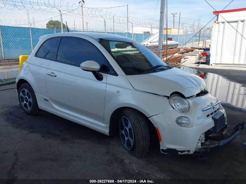 2016 FIAT 500E BATTERY ELECTRIC