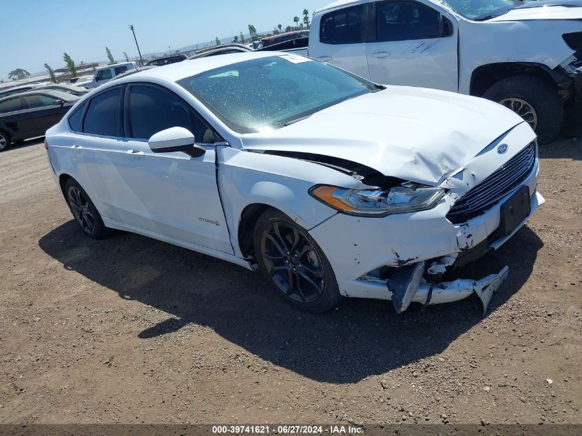 2018 FORD FUSION SE HYBRID