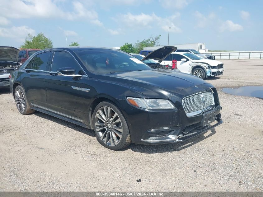 2017 LINCOLN CONTINENTAL SELECT