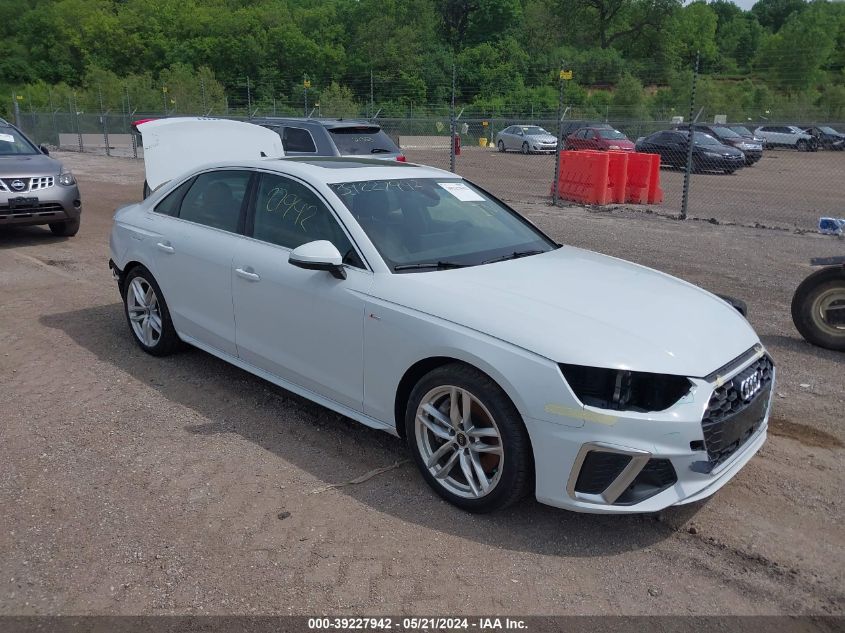 2023 AUDI A4 PREMIUM PLUS 45 TFSI S LINE QUATTRO S TRONIC