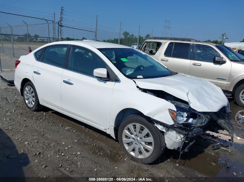 2019 NISSAN SENTRA S/SV/SR/SL