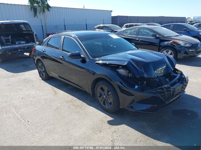 2023 HYUNDAI ELANTRA HYBRID BLUE