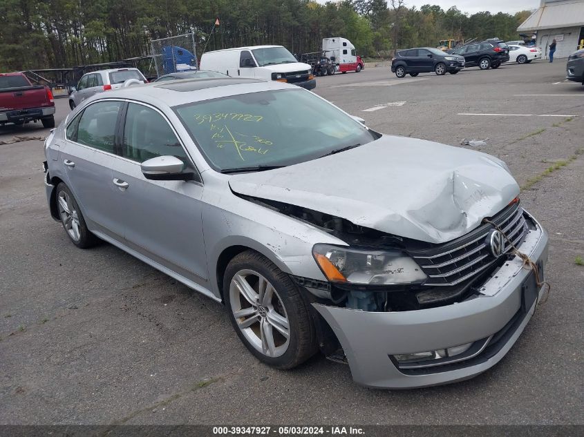 2013 VOLKSWAGEN PASSAT 2.0L TDI SE