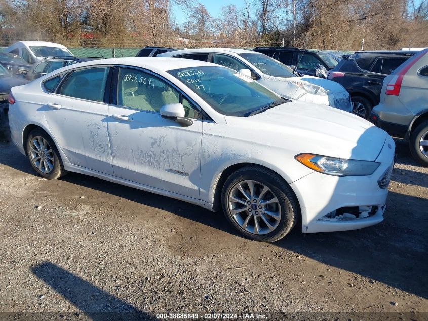 2017 FORD FUSION HYBRID SE