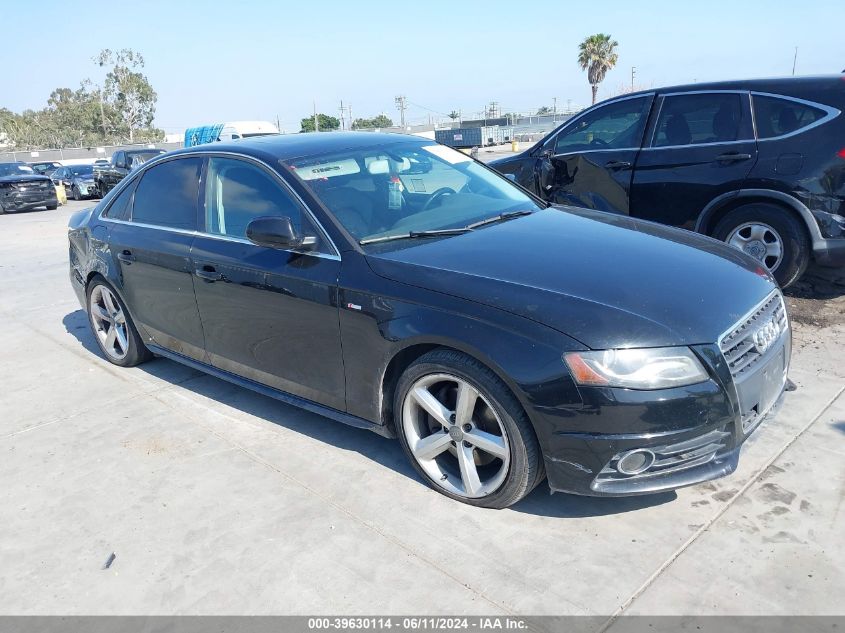 2012 AUDI A4 2.0T PREMIUM