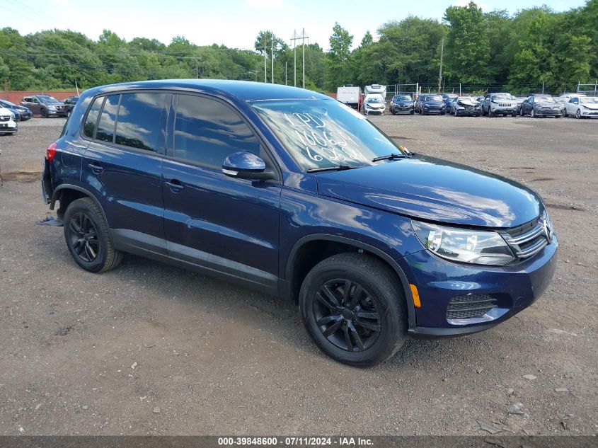 2012 VOLKSWAGEN TIGUAN S