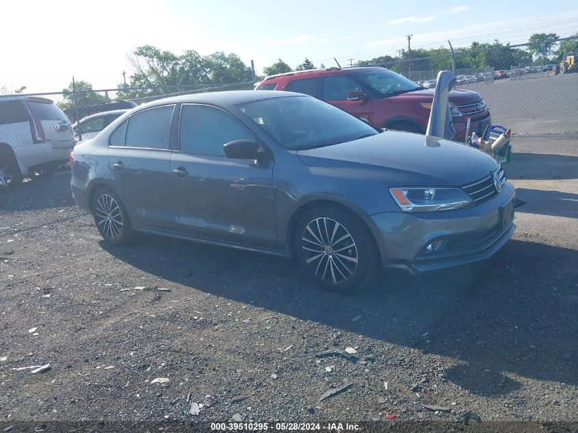 2015 VOLKSWAGEN JETTA 1.8T SPORT